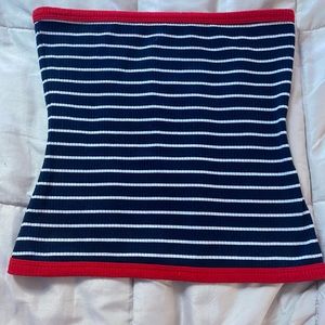 Striped tube top